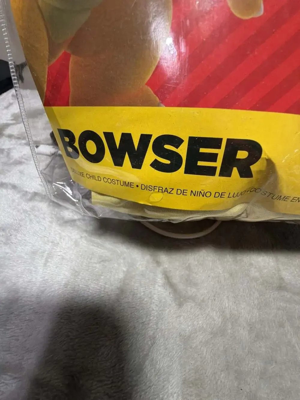 Disguise Super Mario Bowser Deluxe Costume Size M 7-8